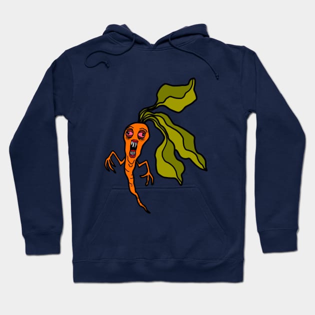 Carrot vibes Hoodie by Purely simple doodles